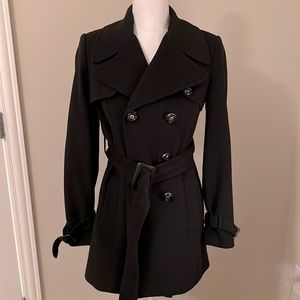 The Limited women’s wool pea coat, black, XS,